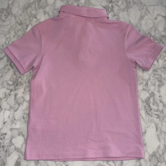 Lacoste Kids Light Pink Polo Shirt 8Y - Picture 7 of 7